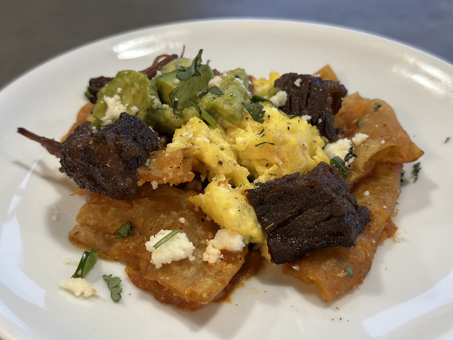 Smoked Brisket Chilaquiles